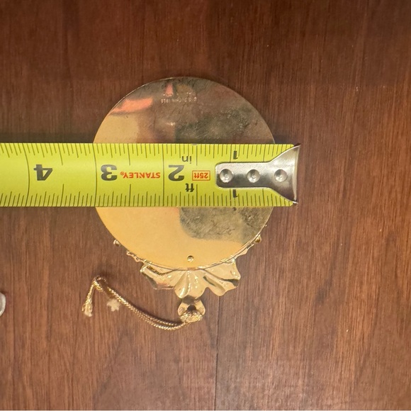 Vintage 1988 Mickey Mouse Disney Brass Christmas Ornament - Picture 4 of 7